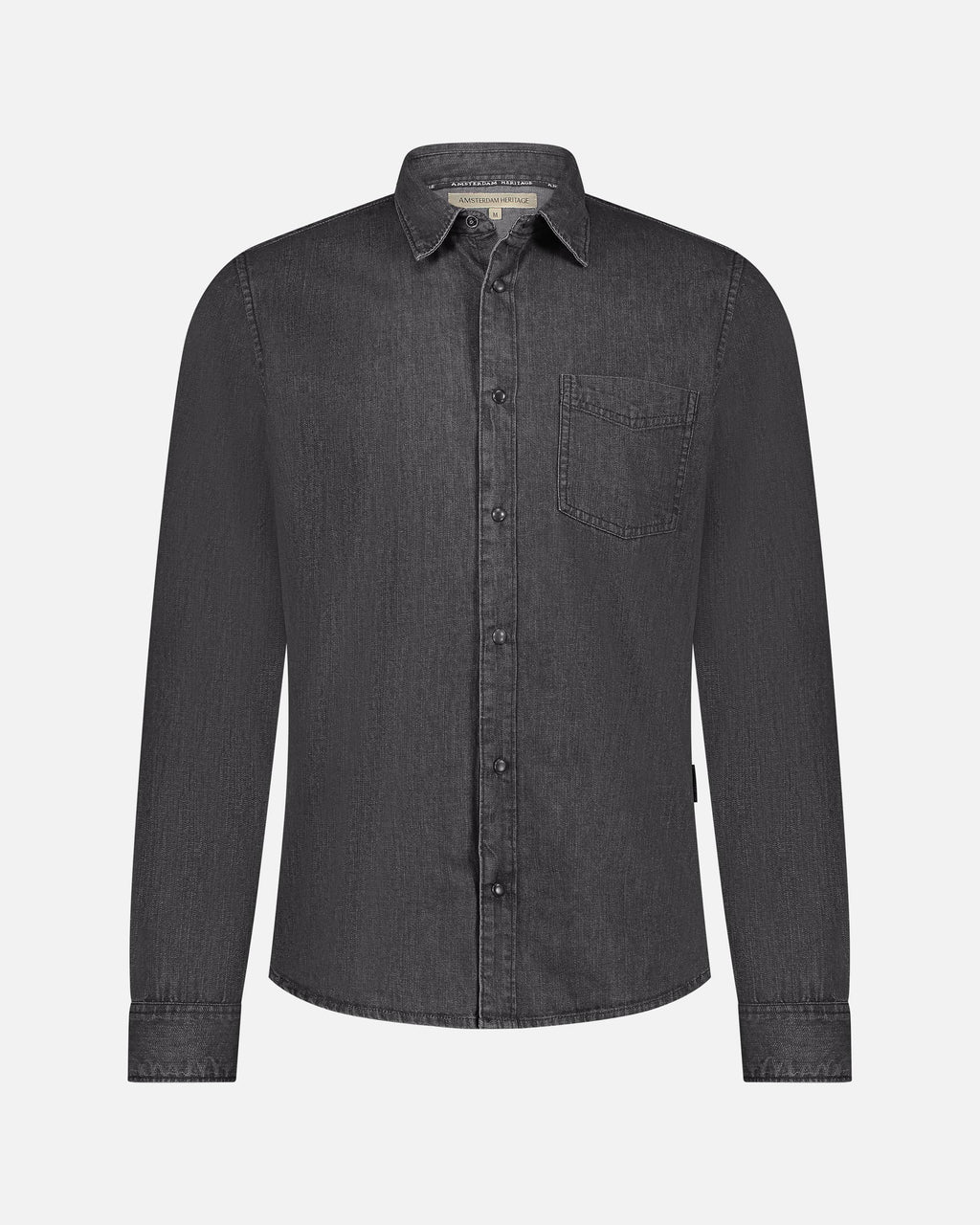 Flagler | Denim Long-sleeve Men's Shirt with Buttons