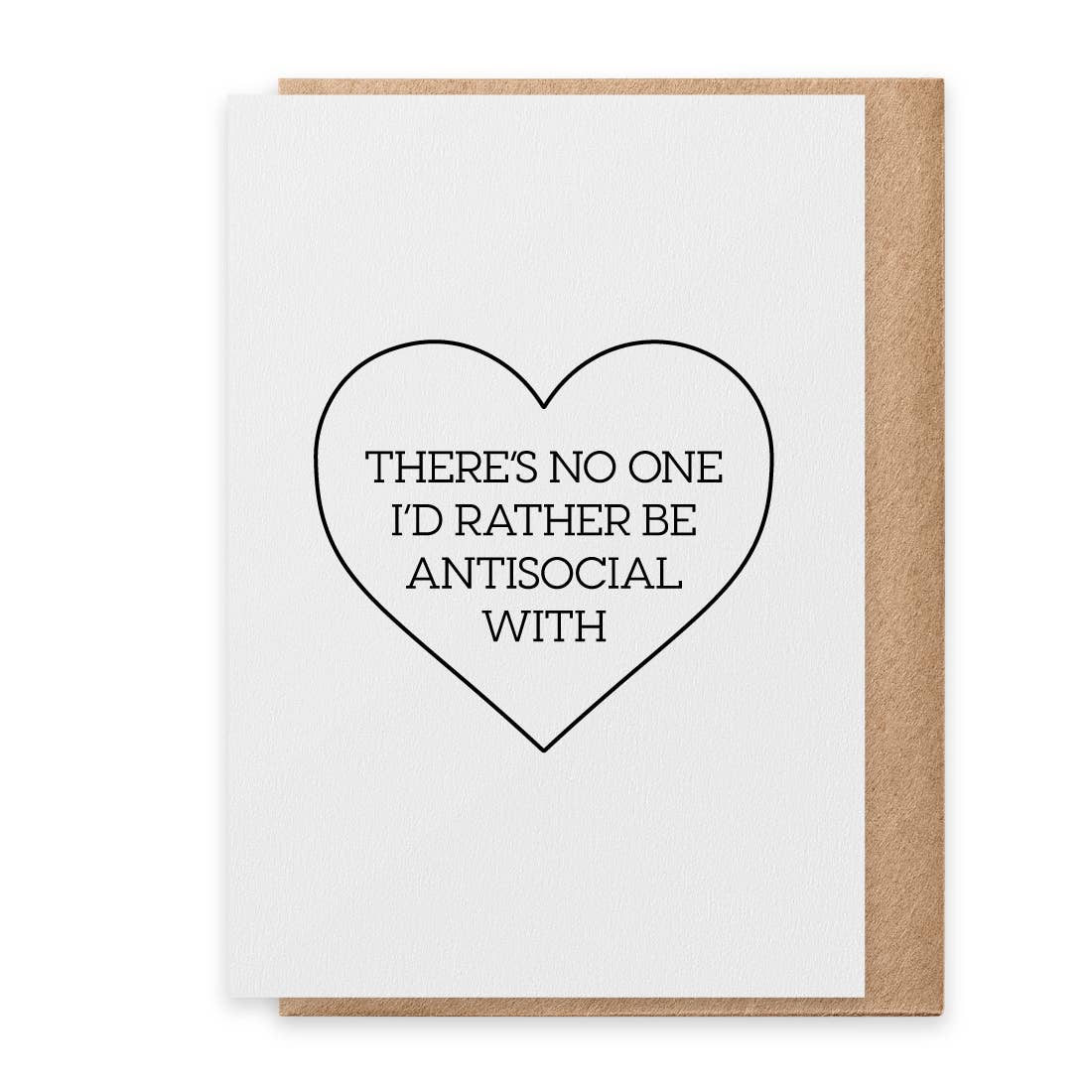 Antisocial - Greeting Card