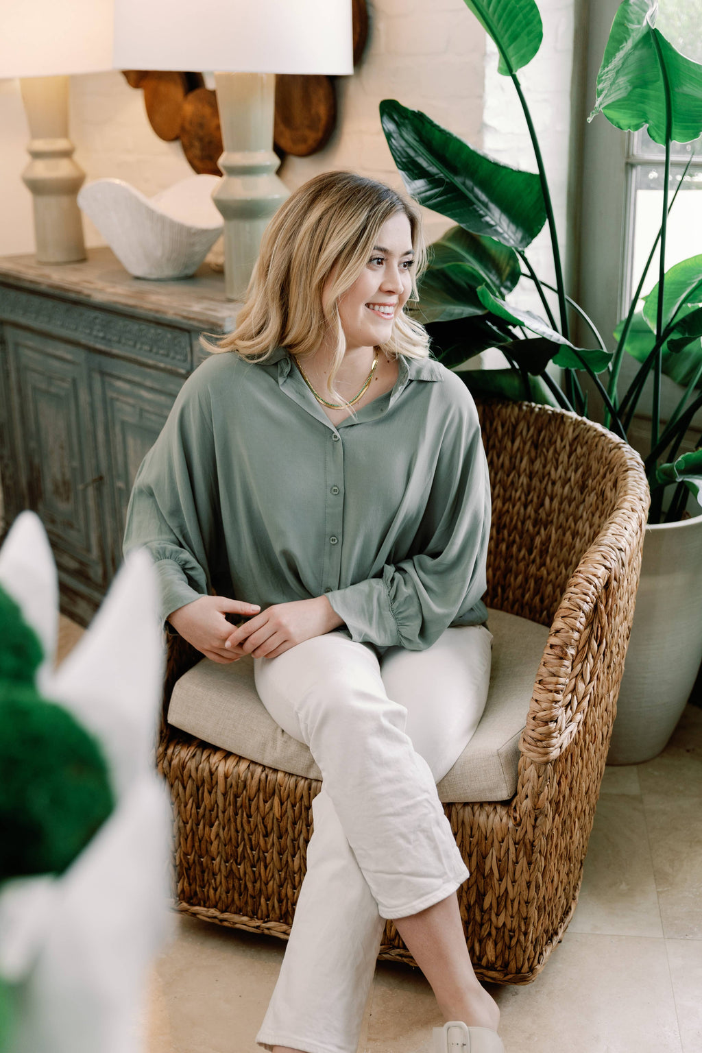Remi Collared Button-Up Shirt