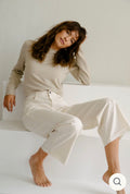 Oliver Logan Aberdeen Wide Leg - Ecru