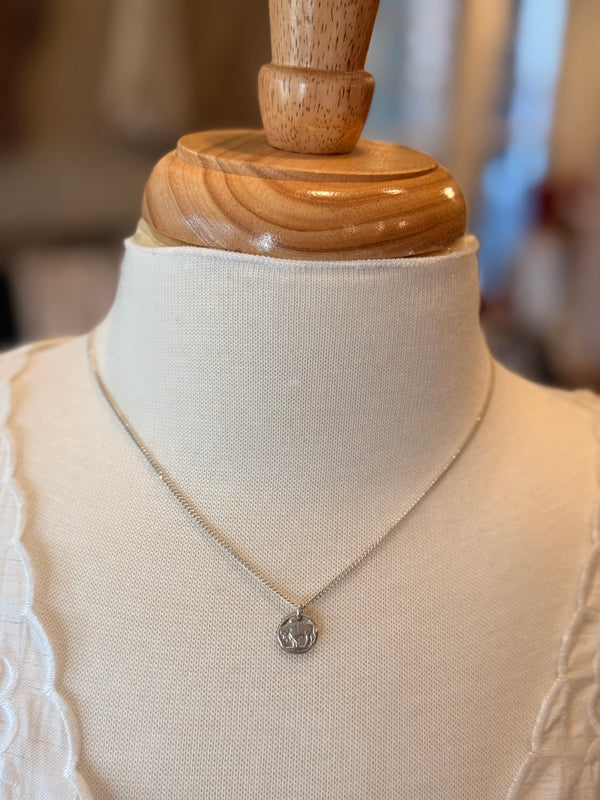 Dkd Studio Buffalo Charm Necklace (Small Charm)