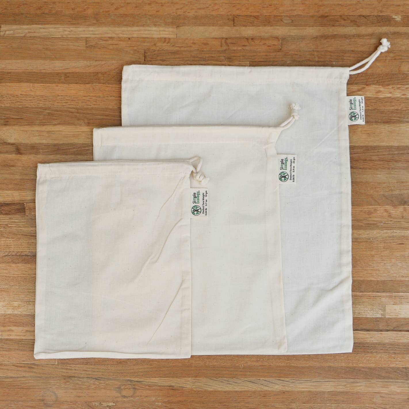 Organic Cotton Muslin Produce Bags - Simple Ecology