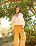 Good Boyfriend Shirt- Checkerboard Natural