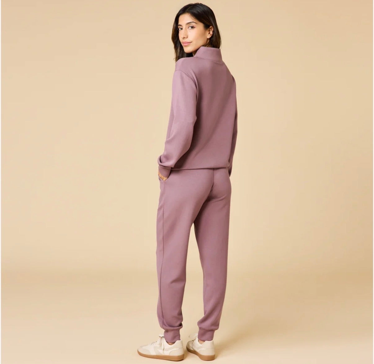 Softies DreamTech 1/4 Zip Jogger Set - CoCo