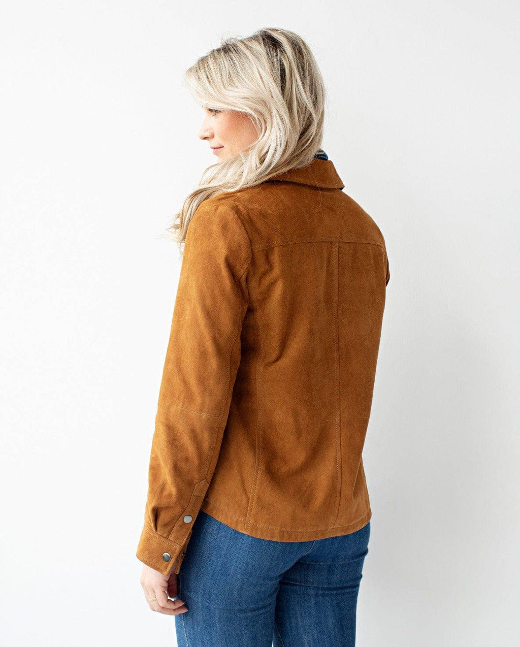 Dakota | Women's Soft Design Suede Leather Shirt Jacket
