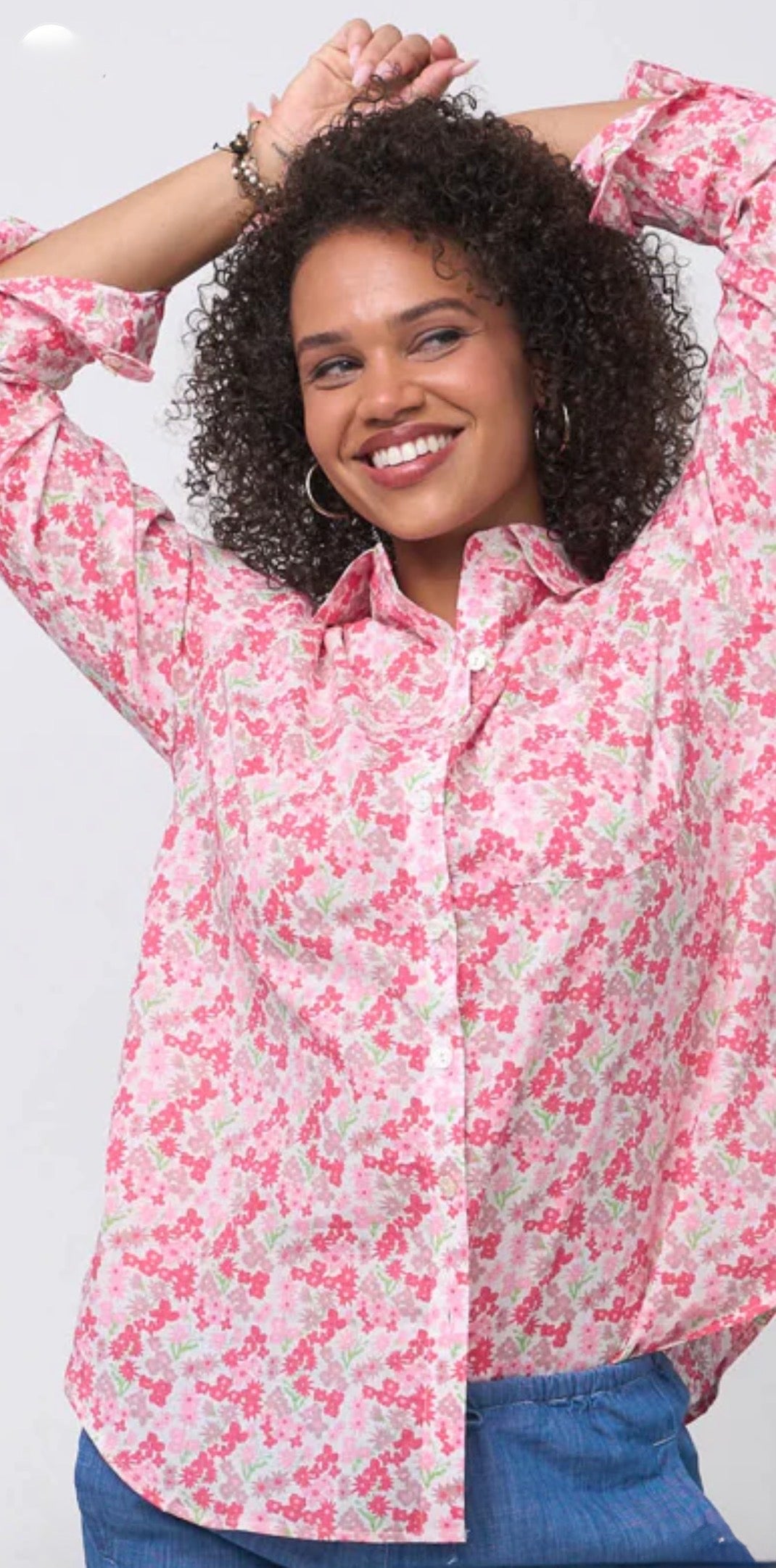 Good Boyfriend Shirt- Petite Fleur