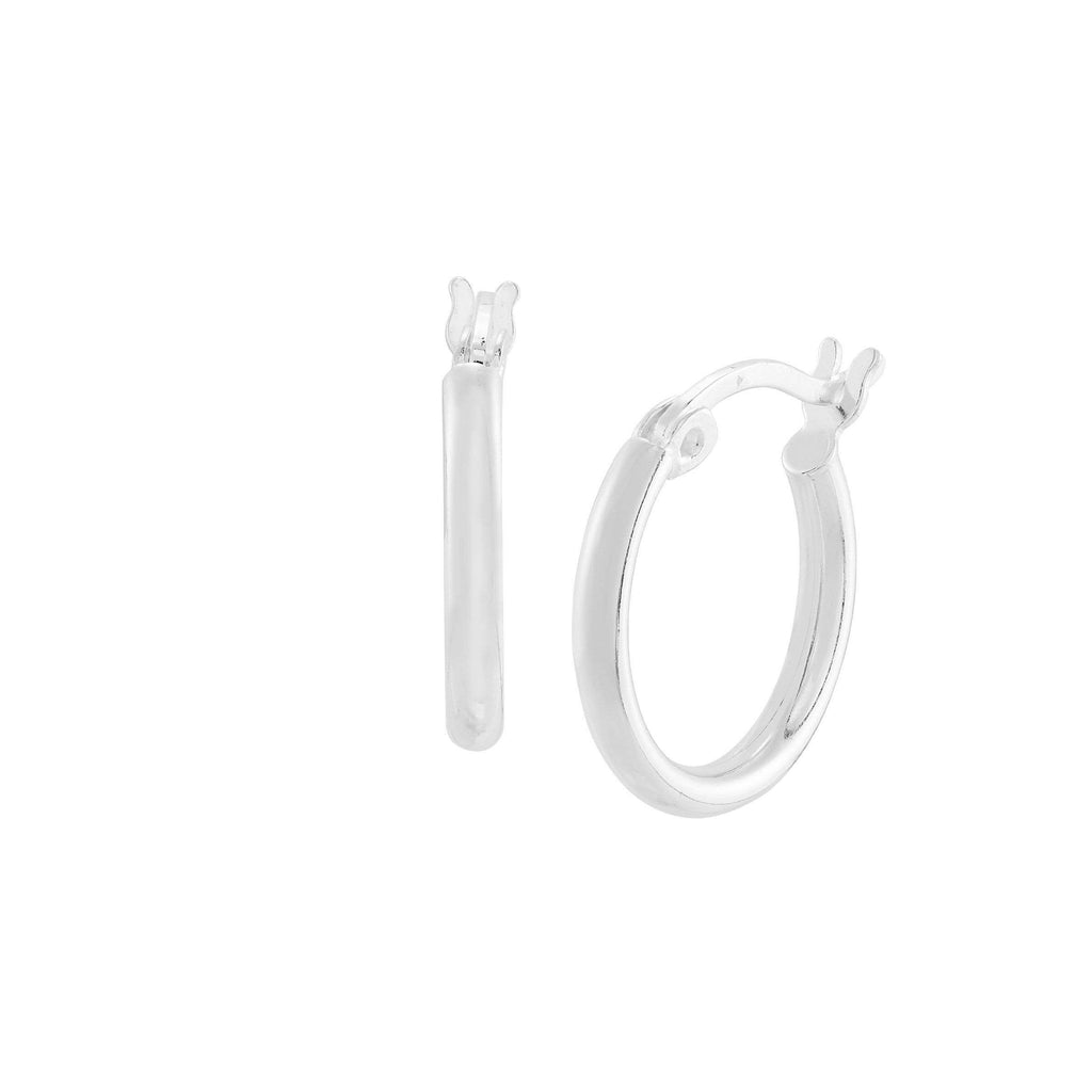 Silpada 'Time to Shine' Small Hoop Earrings in Ste