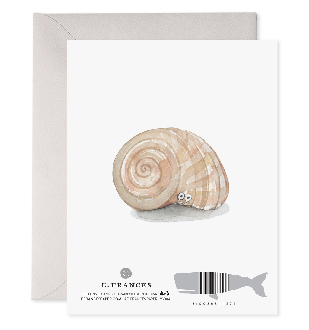 New Shell | Housewarming Card Snail Hermit Crab