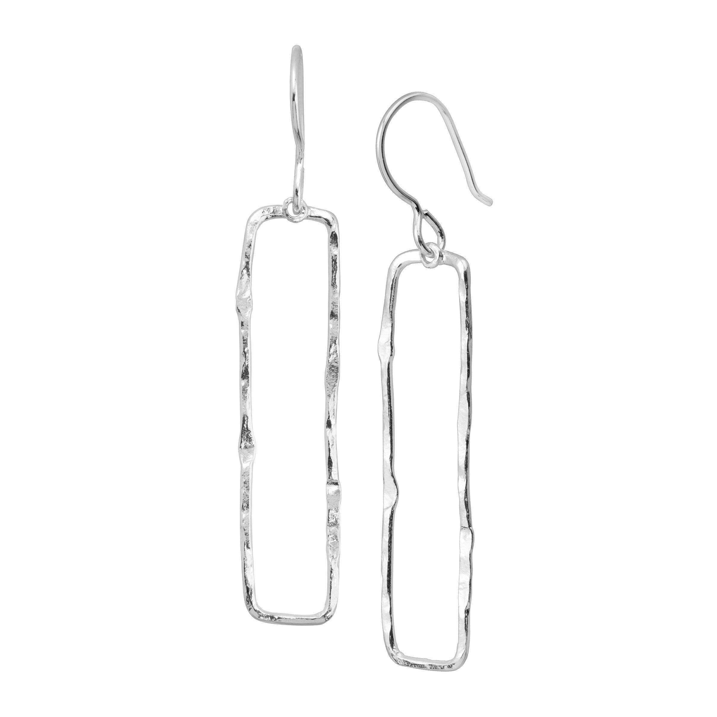 Silpada 'Balancing Act' Hammered Sterling Silver Earring