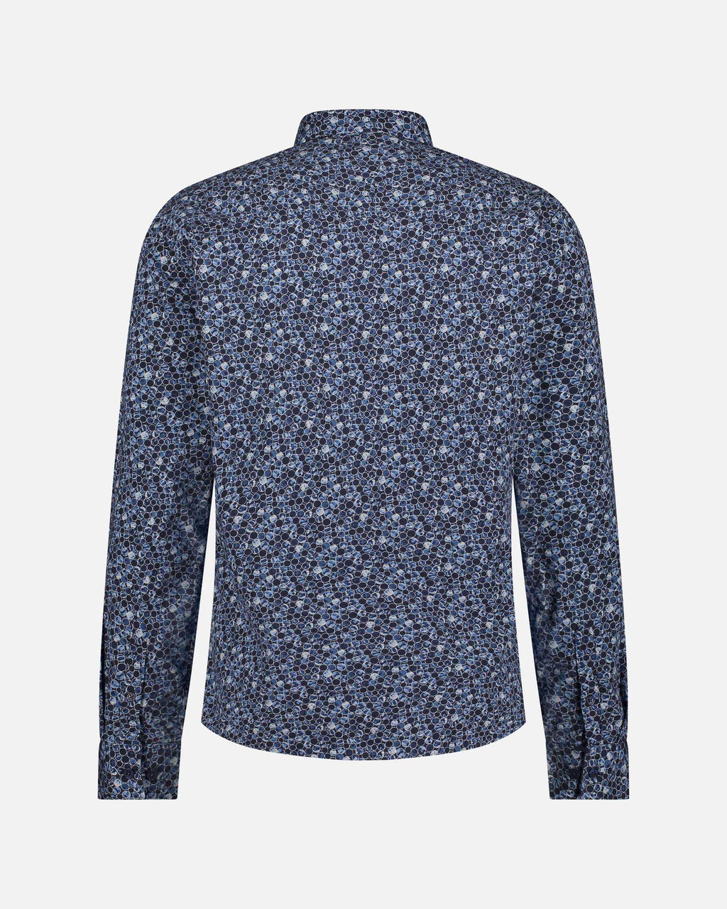 Fontainebleau | Blue Circles Men's Elevated Printed Shirt