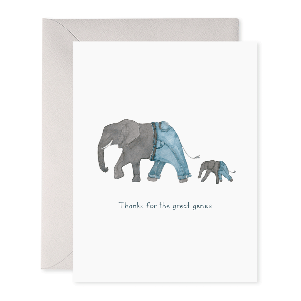 Elephant Genes Greeting Card