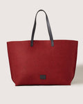 Hana Merino Wool Boat Bag - Cherry Black
