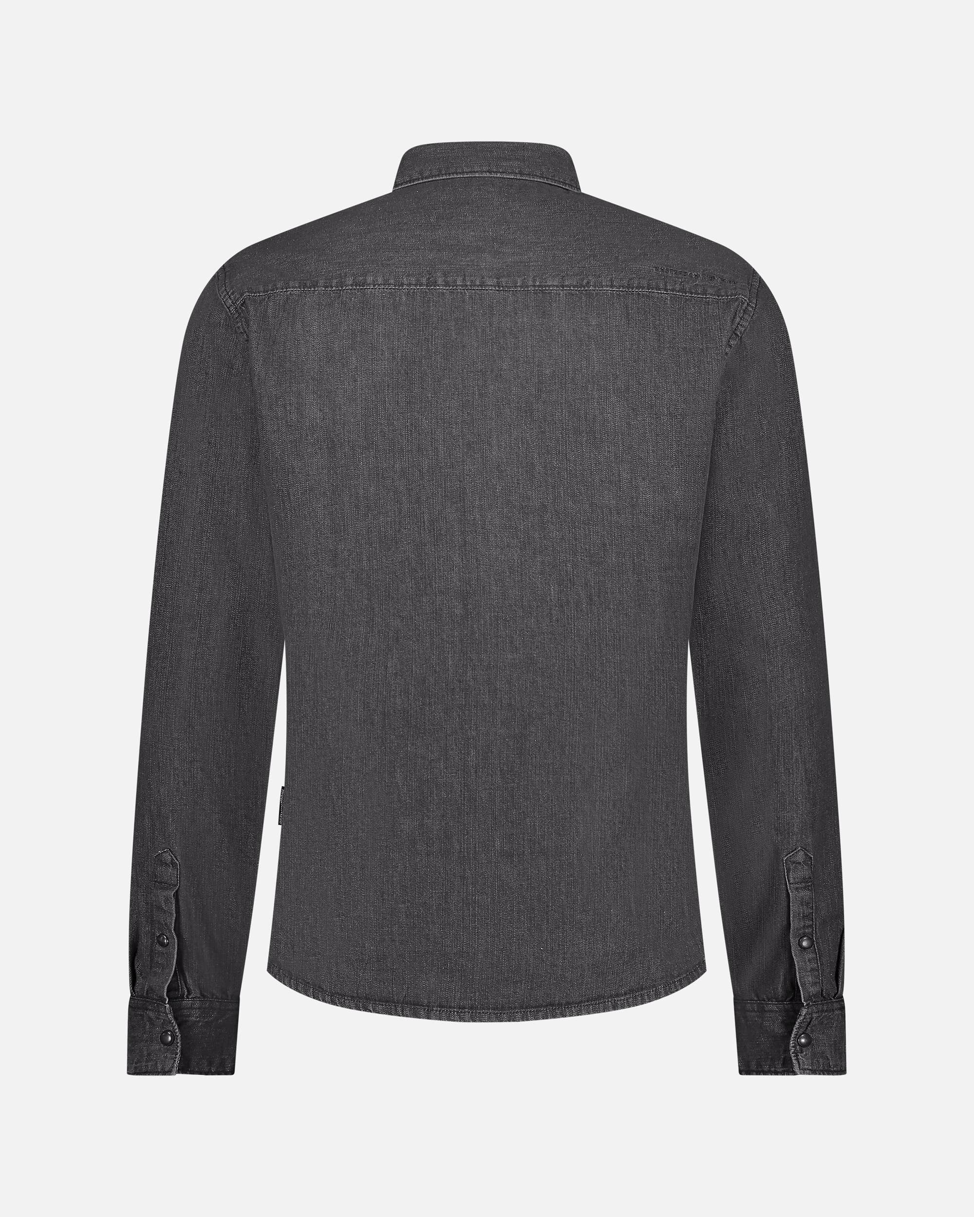 Flagler | Denim Long-sleeve Men's Shirt with Buttons