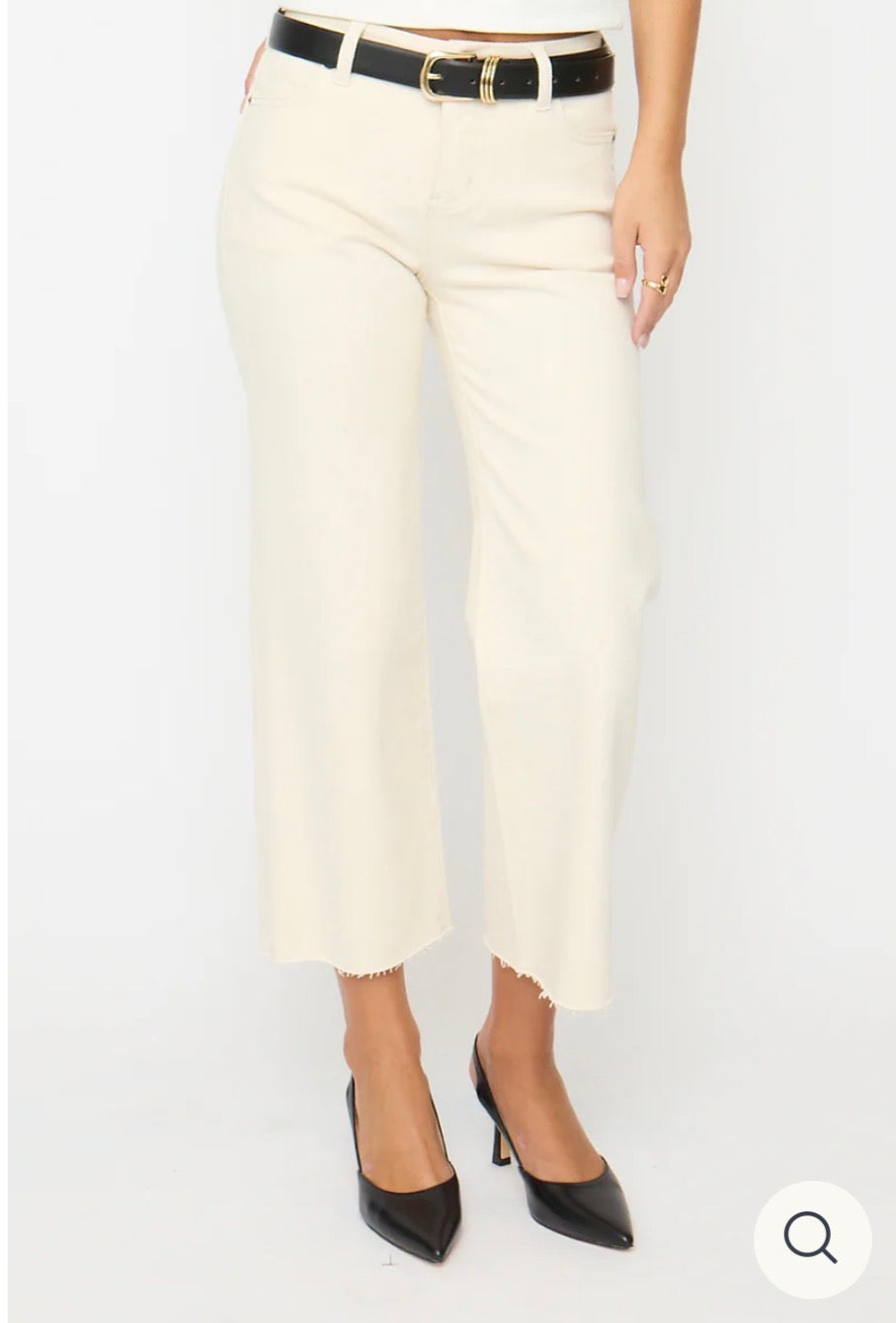 Oliver Logan Aberdeen Wide Leg - Ecru