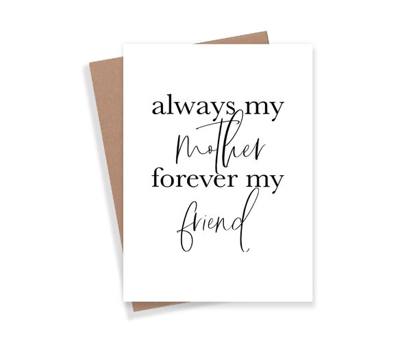Mother Friend Card