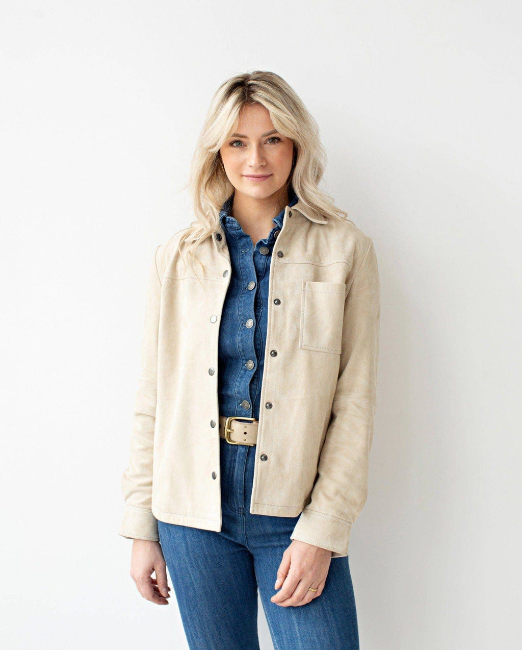 Dakota | Women's Soft Design Suede Leather Shirt Jacket
