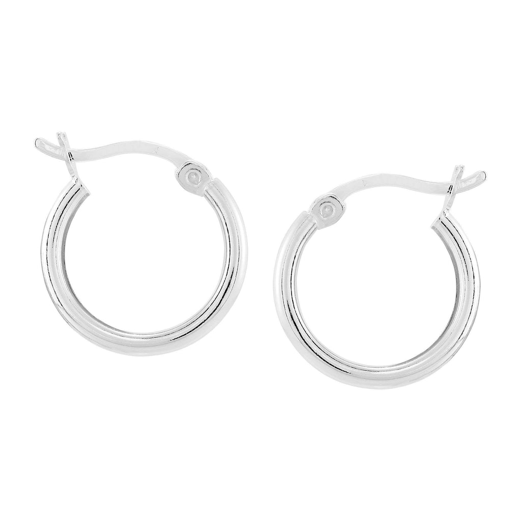 Silpada 'Time to Shine' Small Hoop Earrings in Ste