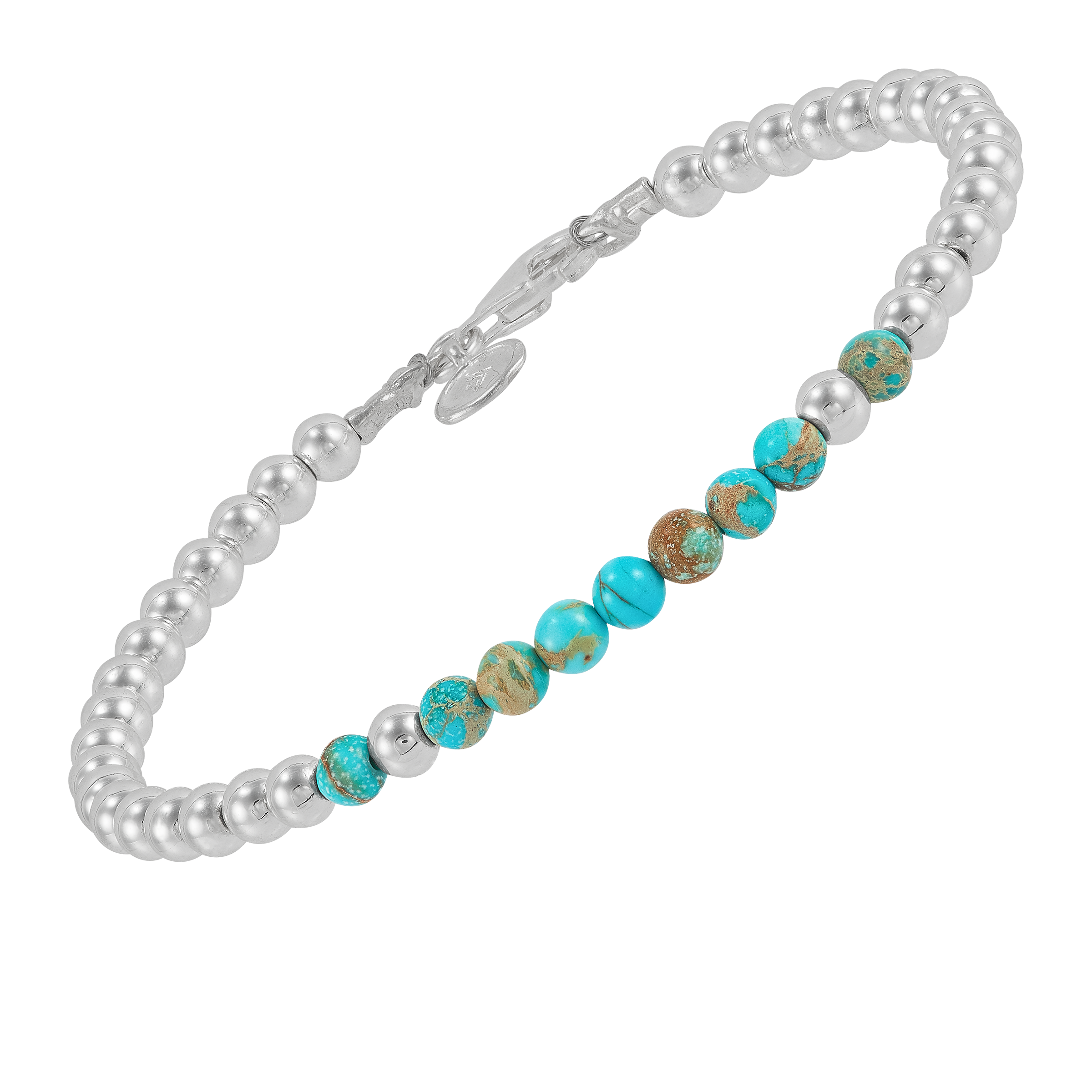 Silpada 'Fun Delight' Silver Jasper and Hematite Bracelet
