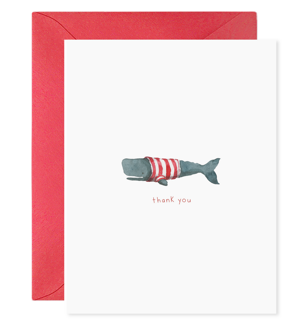 Whale Thanks | Thank You Greeting Card