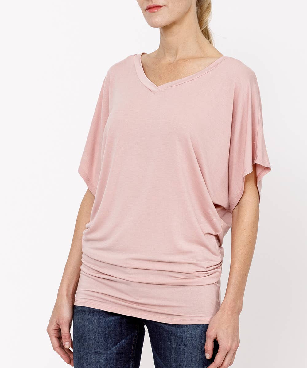 BAMBOO SK SIGNATURE V NECK TUNIC