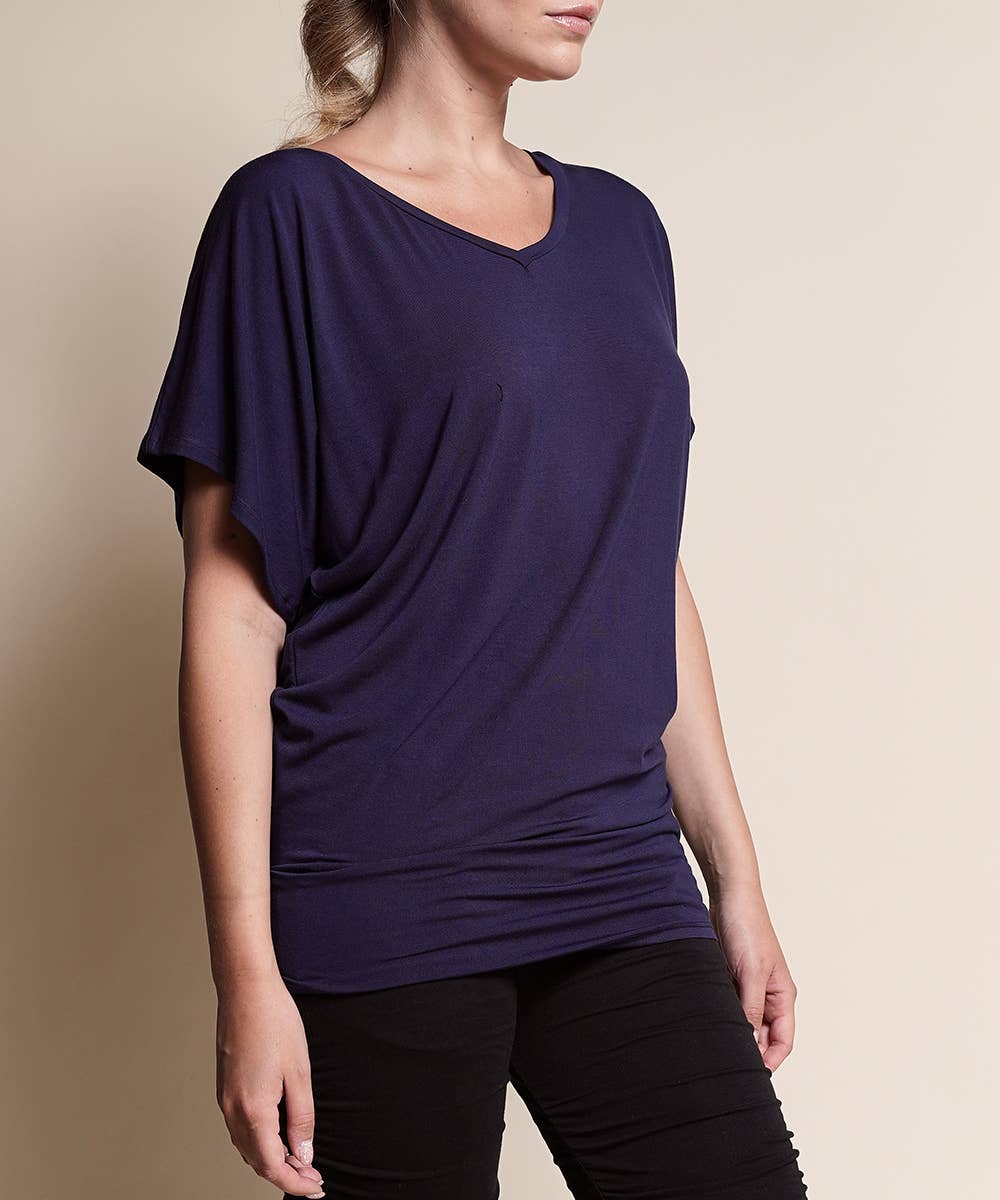 BAMBOO SK SIGNATURE V NECK TUNIC