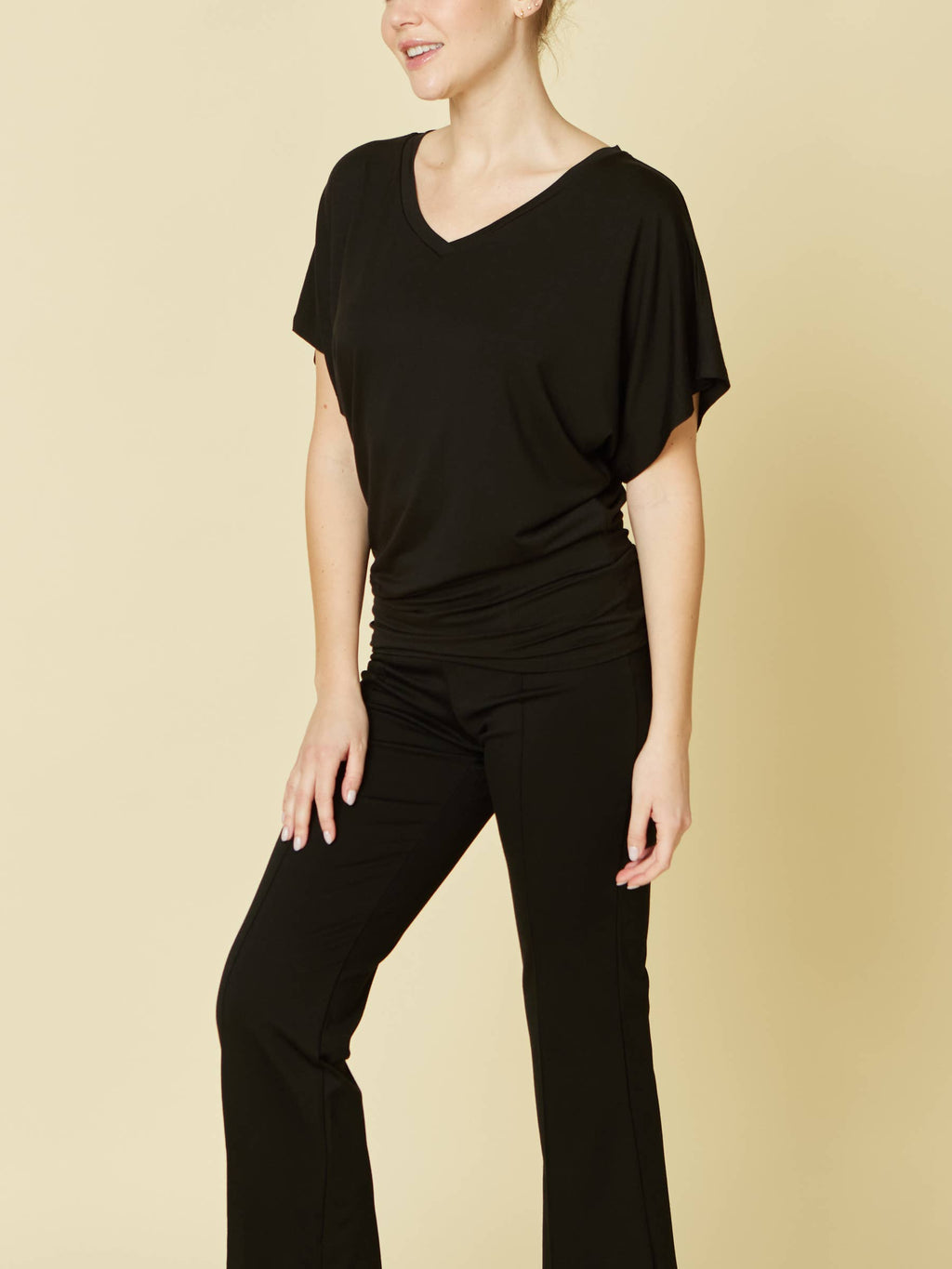 BAMBOO SK SIGNATURE V NECK TUNIC