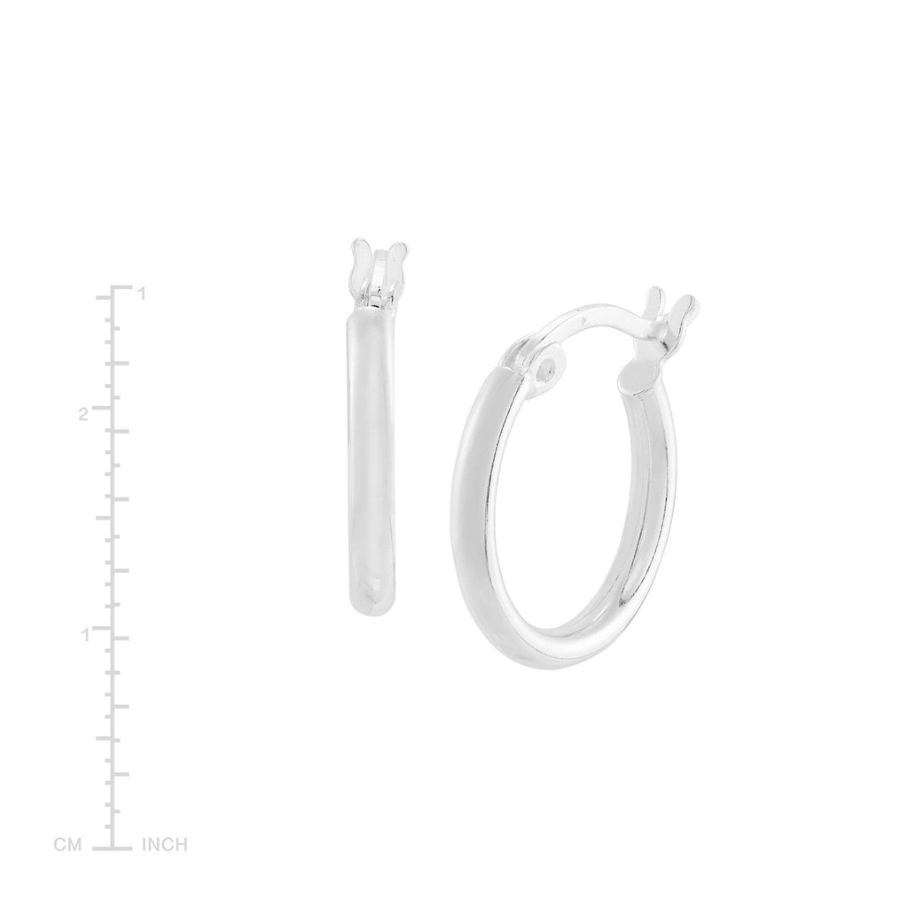 Silpada 'Time to Shine' Small Hoop Earrings in Ste