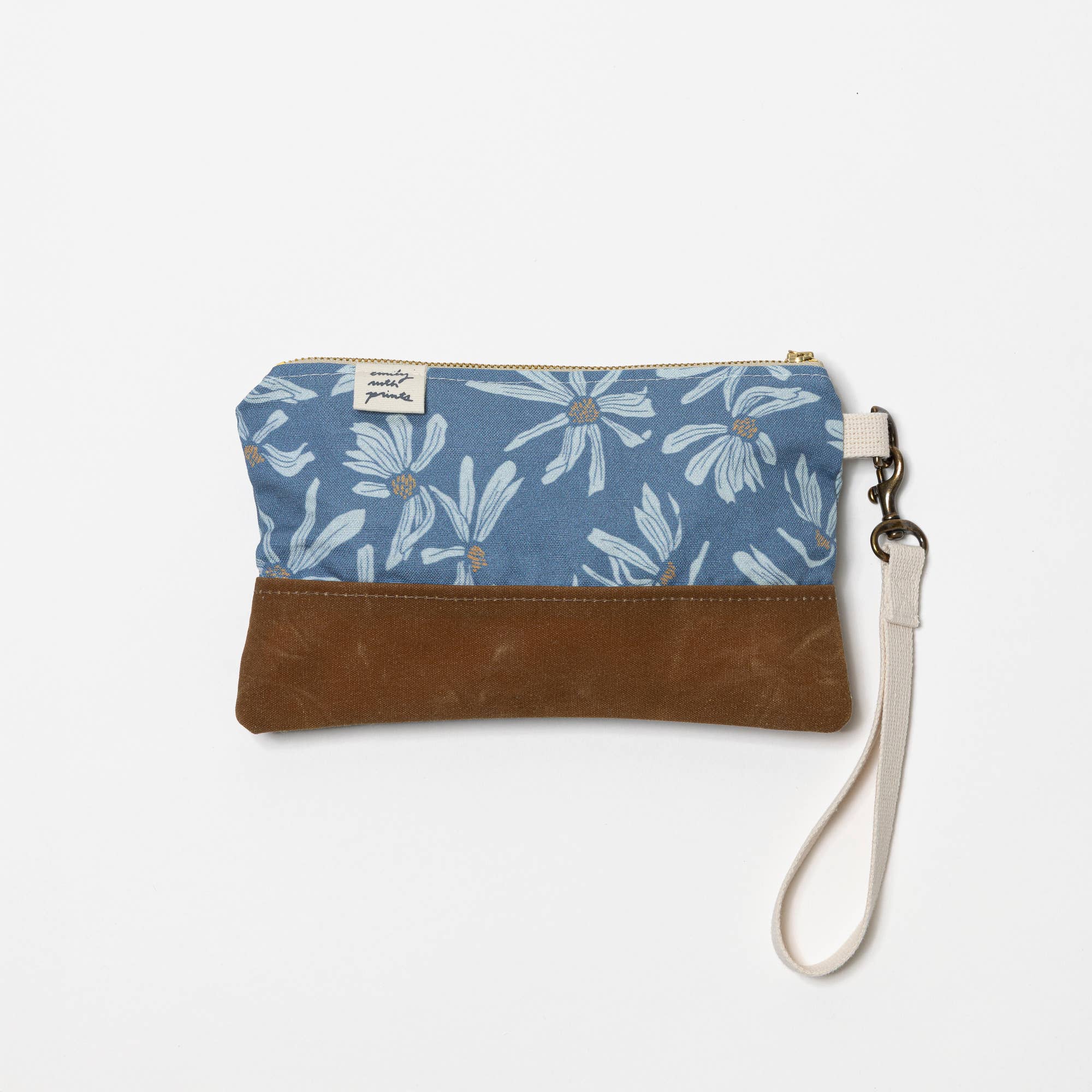 Waxed Canvas Wristlet