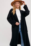 EFFORTLESS KNITTED TRENCH COAT