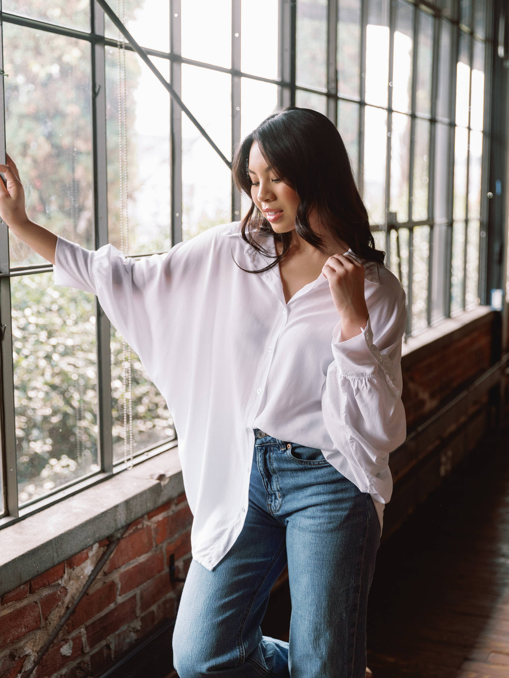 Remi Collared Button-Up Shirt