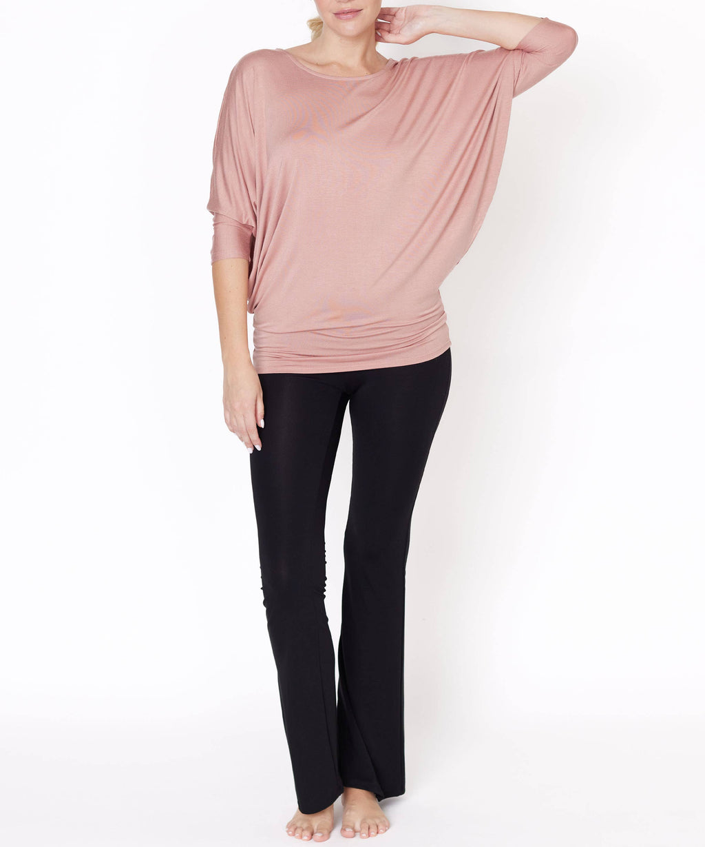 BAMBOO  DOLMAN DRAPE TUNIC