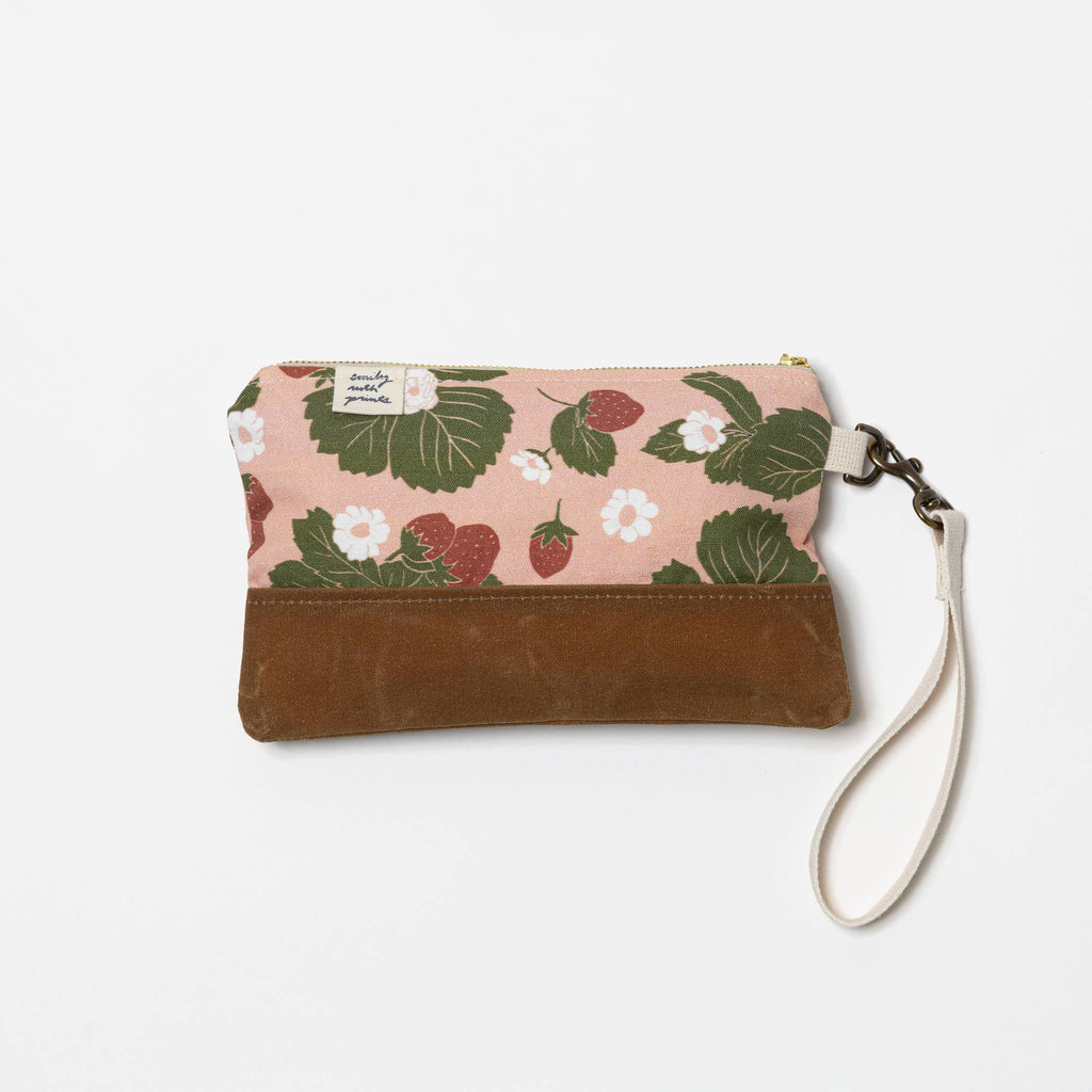 Waxed Canvas Wristlet