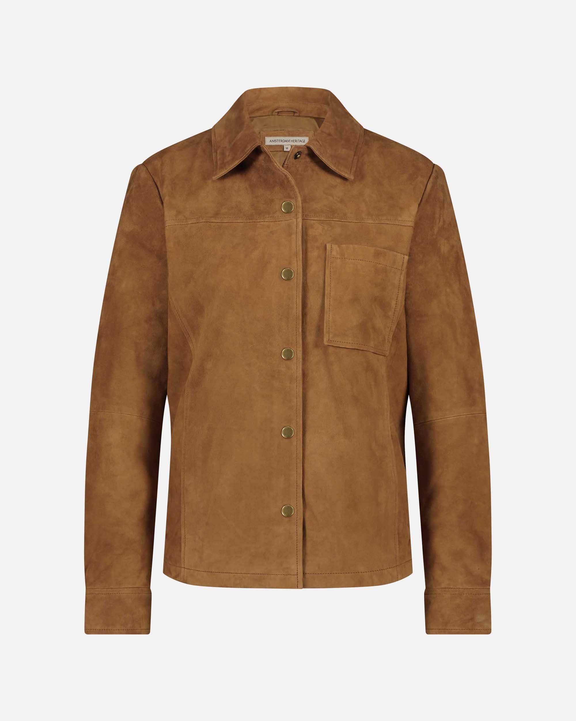 Dakota | Women's Soft Design Suede Leather Shirt Jacket