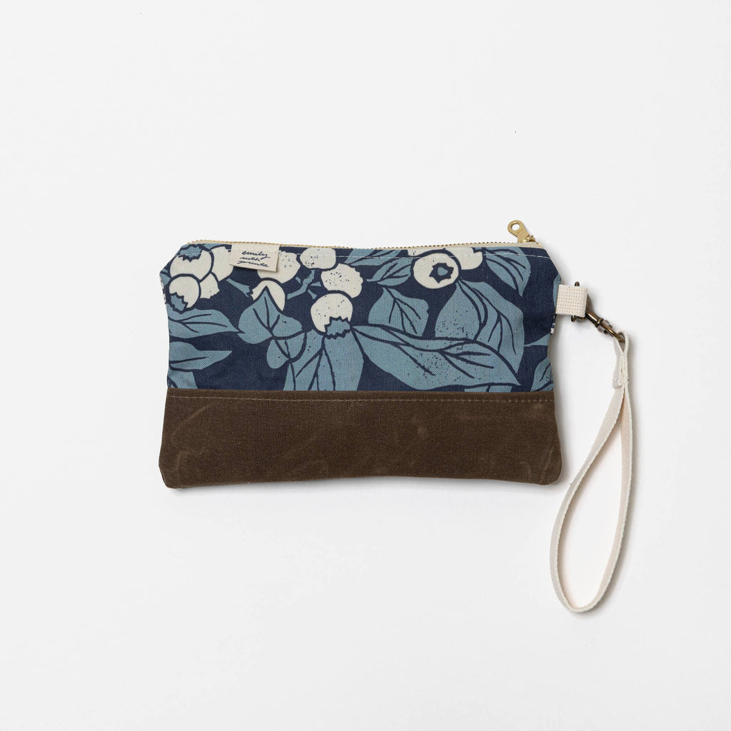Waxed Canvas Wristlet