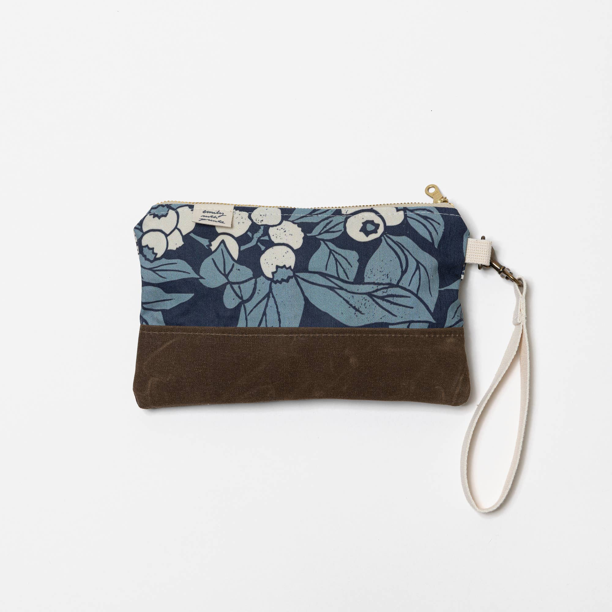 Waxed Canvas Wristlet