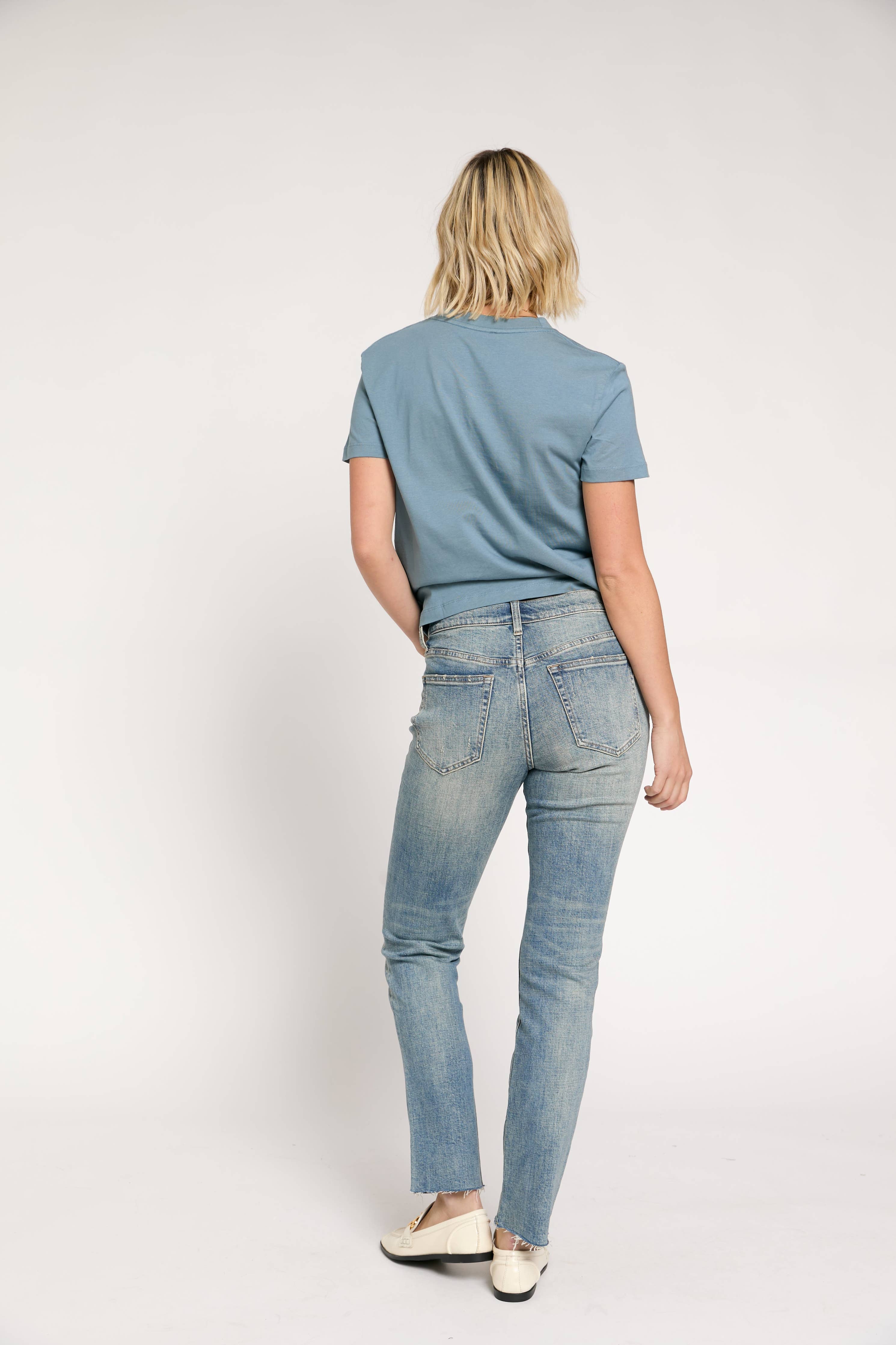 Oliver Logan Crosby Mid Rise Relaxed Taper Jean, 4 Year Vintage
