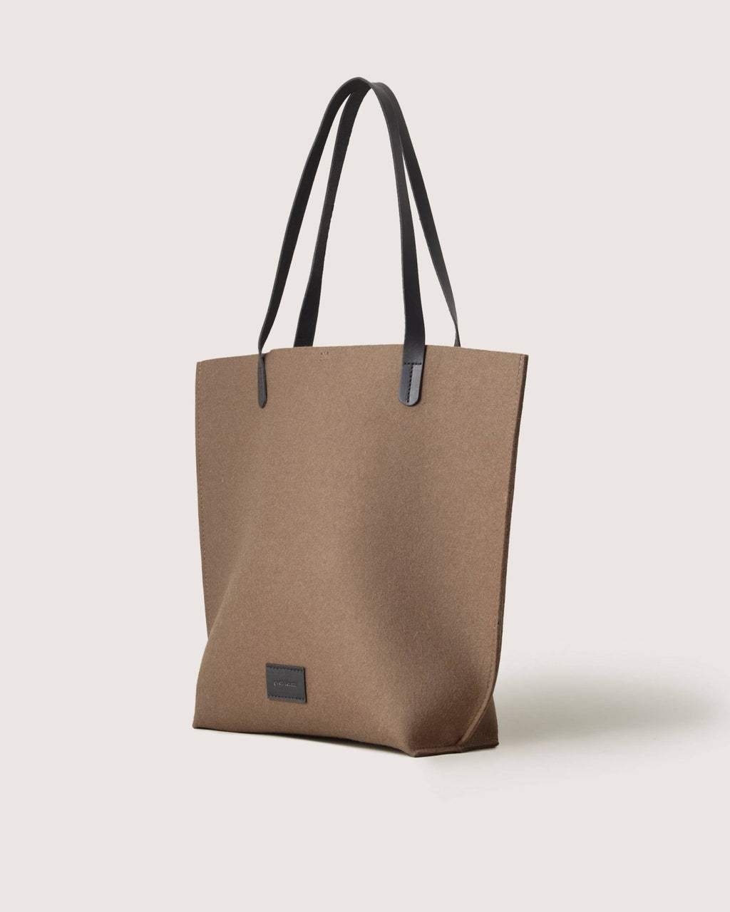 Hana Merino Wool Tote - Cumin Black