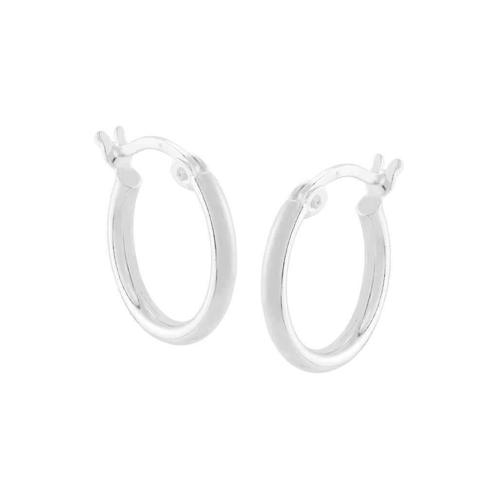 Silpada 'Time to Shine' Small Hoop Earrings in Ste