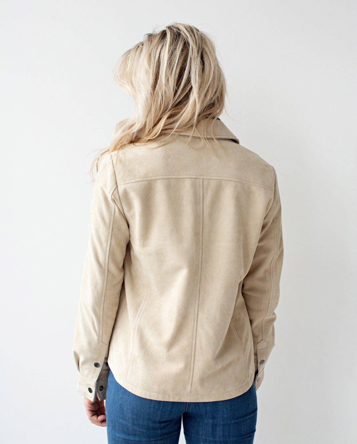 Dakota | Women's Soft Design Suede Leather Shirt Jacket
