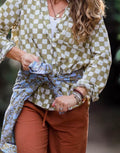 Good Boyfriend Shirt - Checkerboard Olive Oil