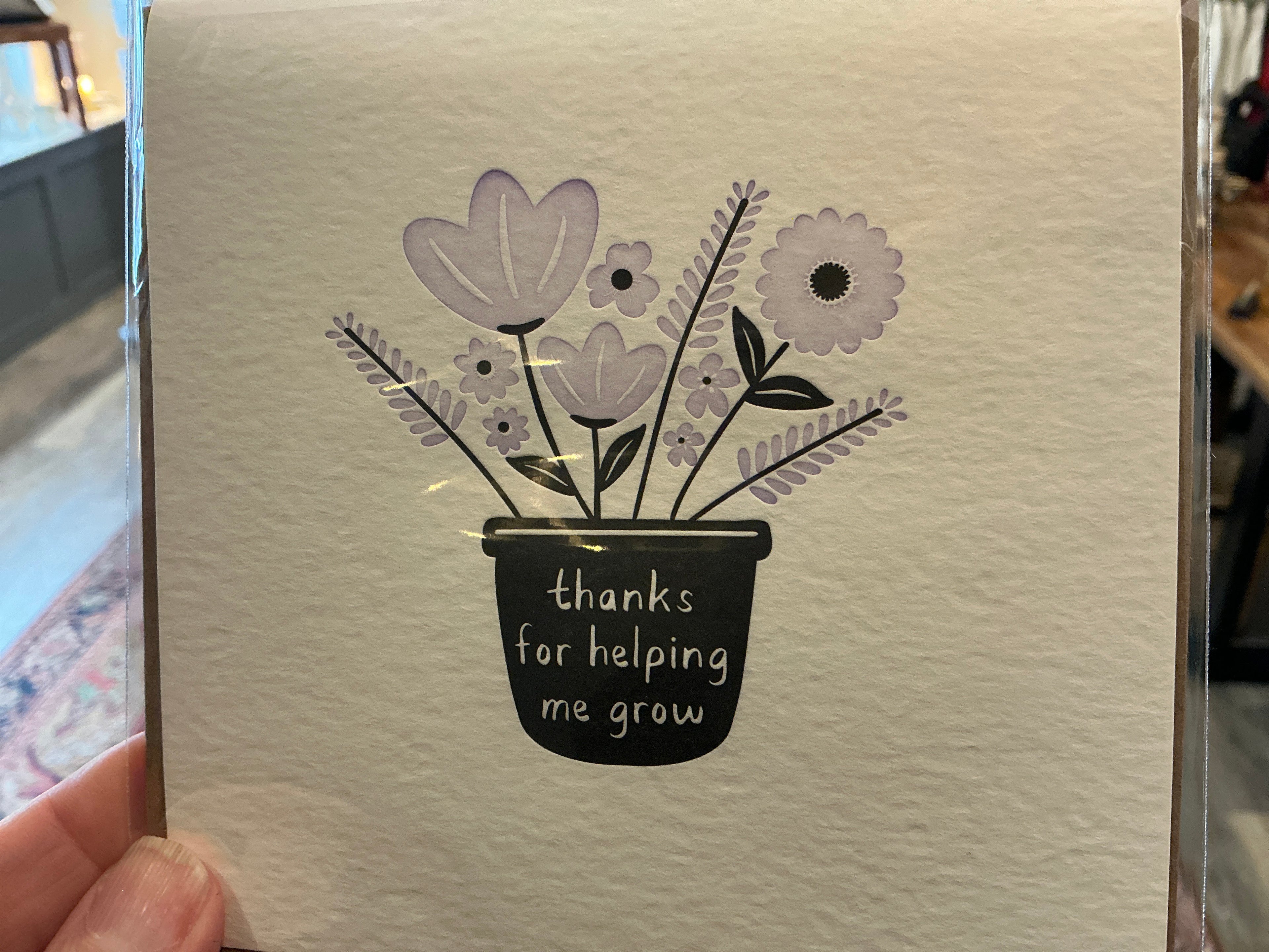 Thanks for helping me grow