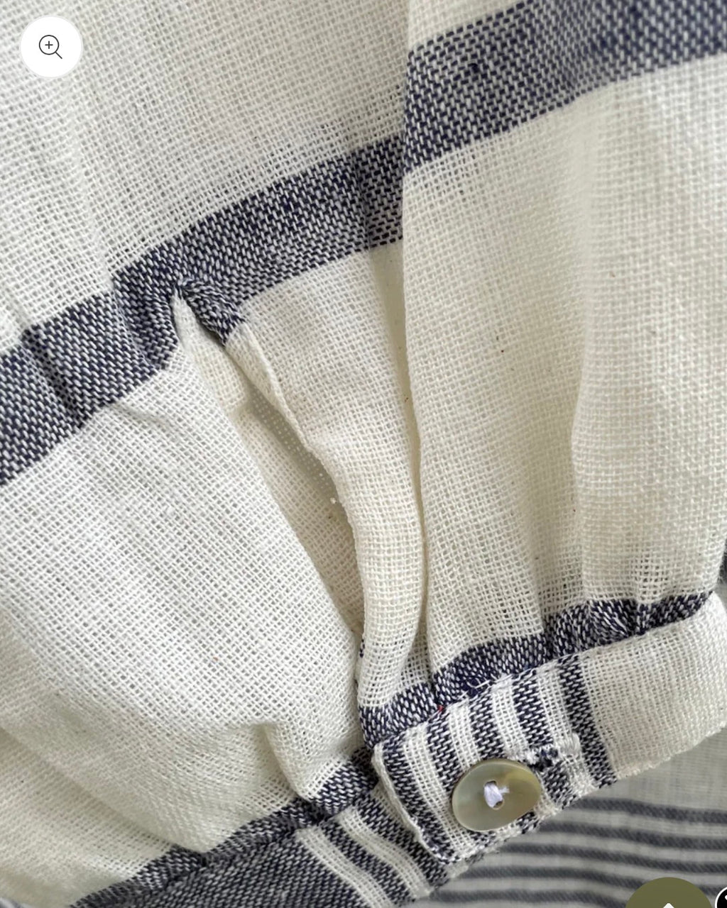 Good Boyfriend Shirt Dress – Yarn Dye Stripe ￼
