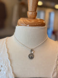 Dkd Studio Buffalo Charm Necklace (Lg Charm w/Pearl)