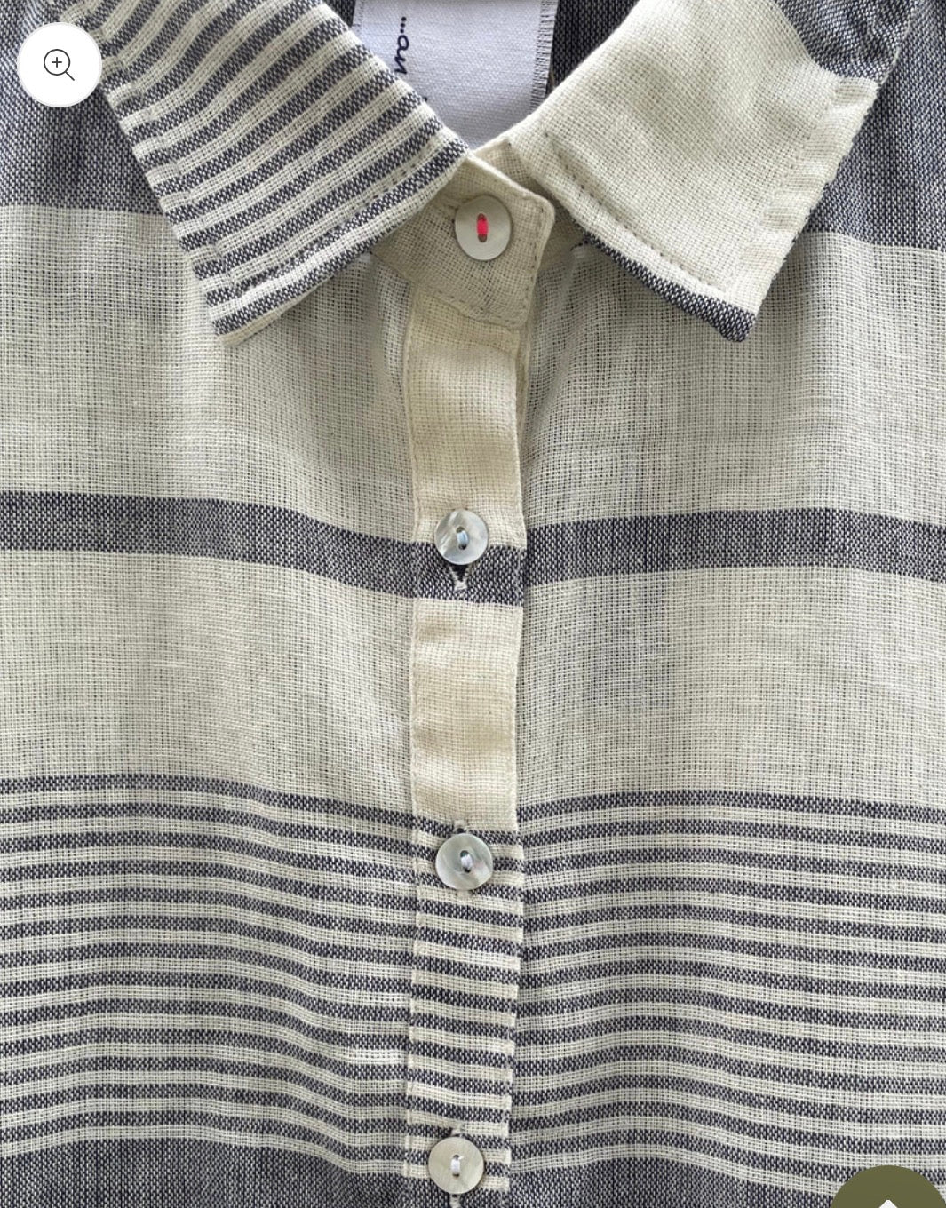 Good Boyfriend Shirt Dress – Yarn Dye Stripe ￼