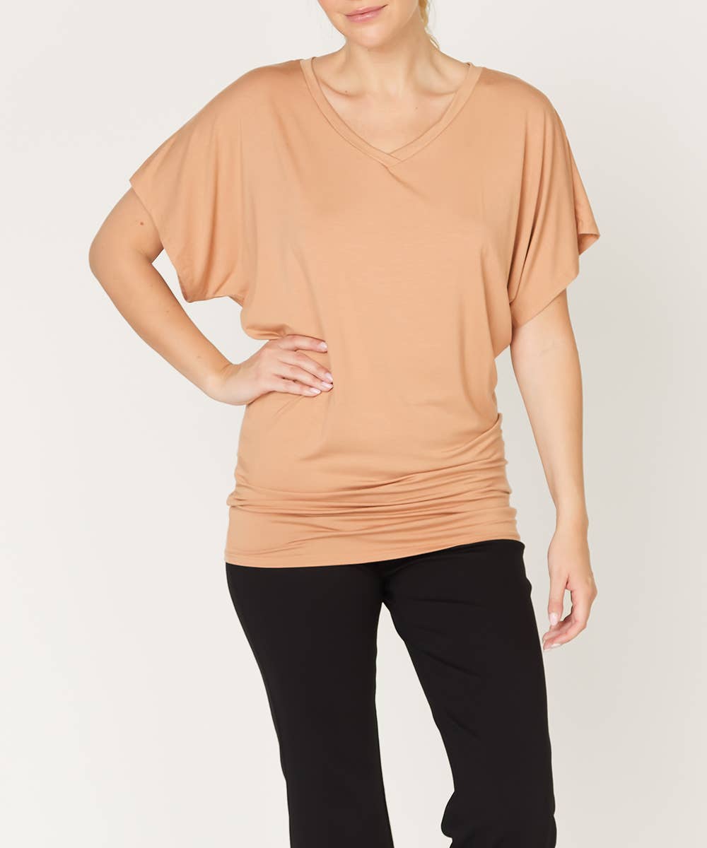 BAMBOO SK SIGNATURE V NECK TUNIC