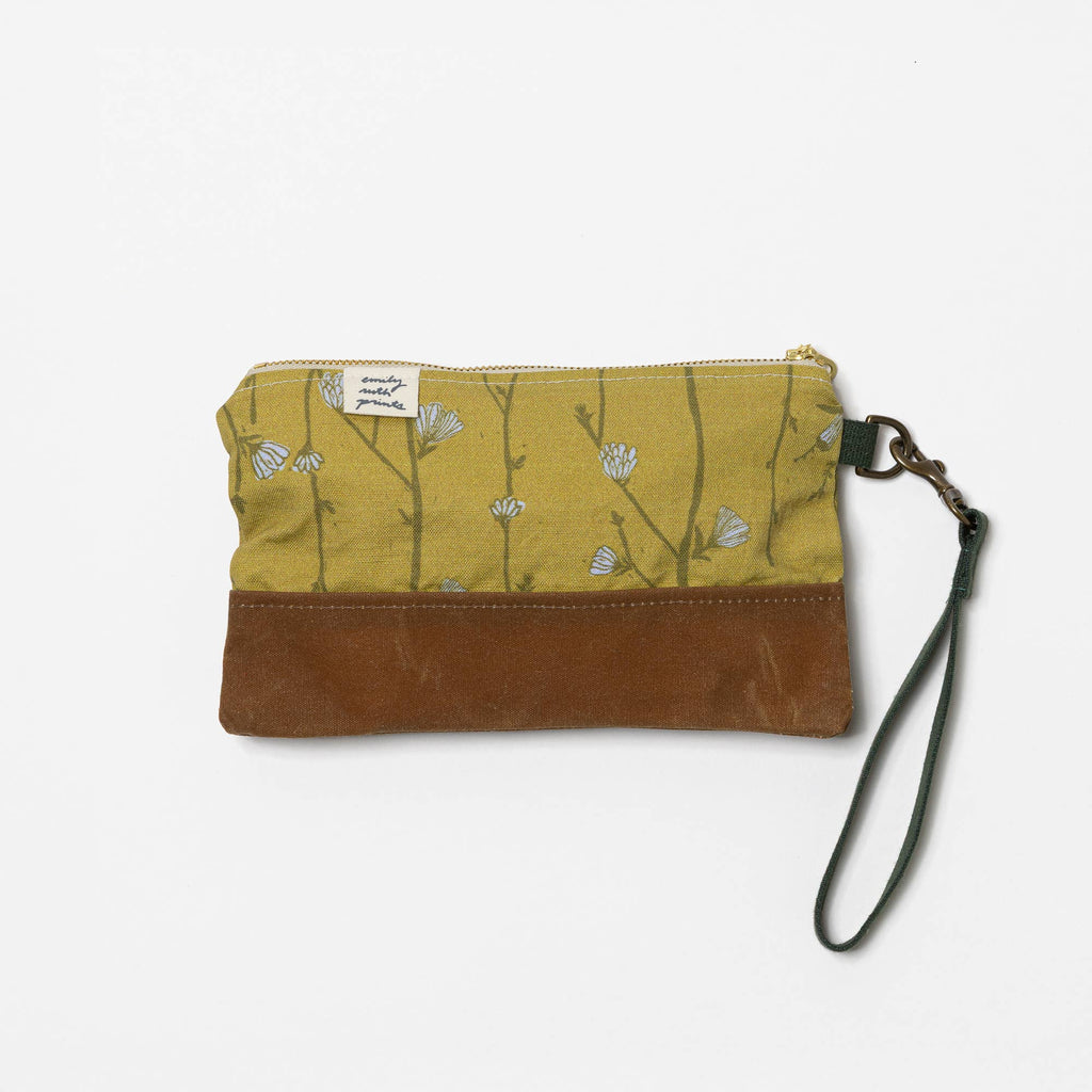 Waxed Canvas Wristlet