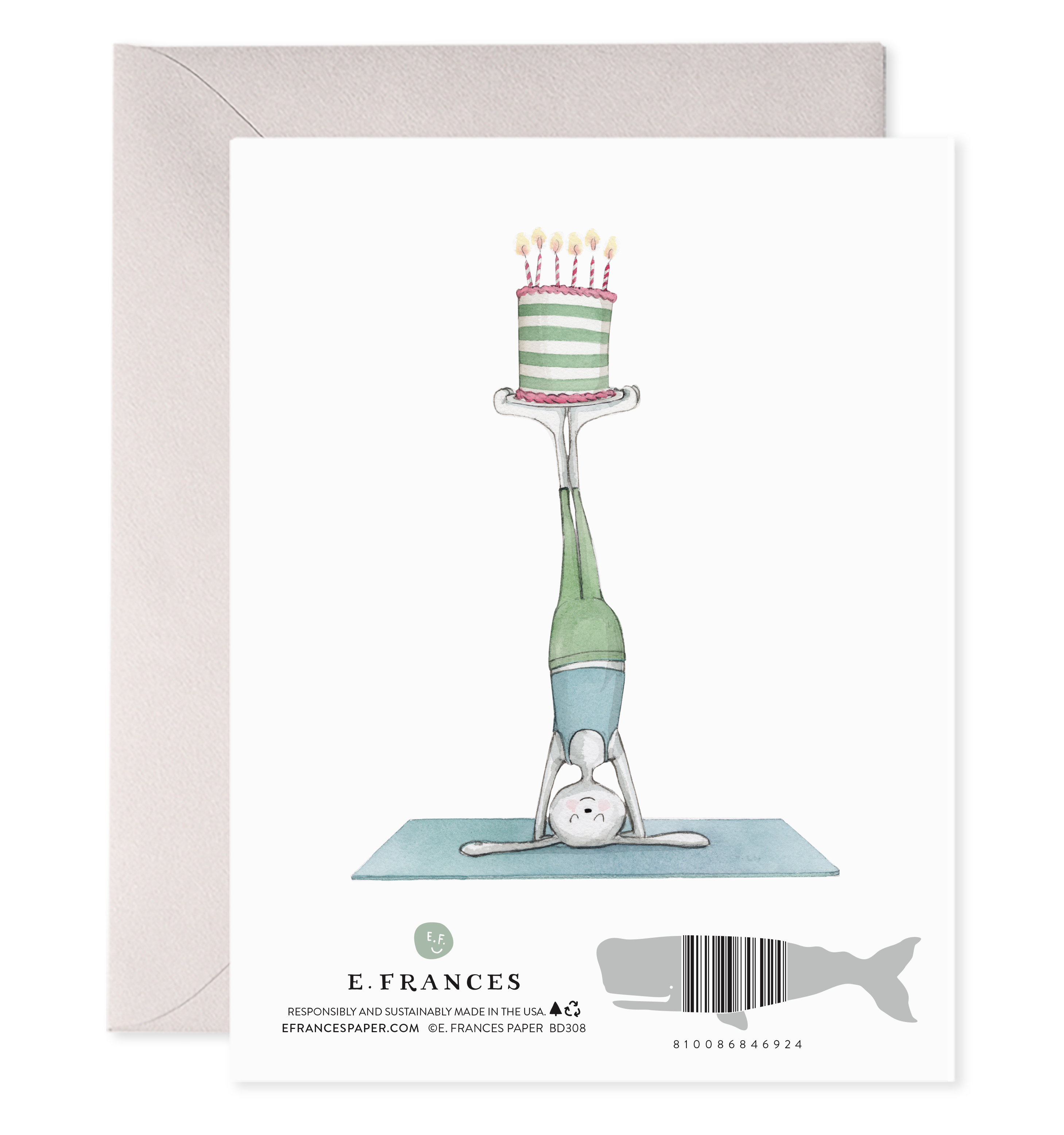 Birthday Warrior | Yoga Birthday Greeting Card