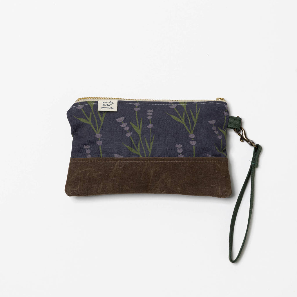 Waxed Canvas Wristlet