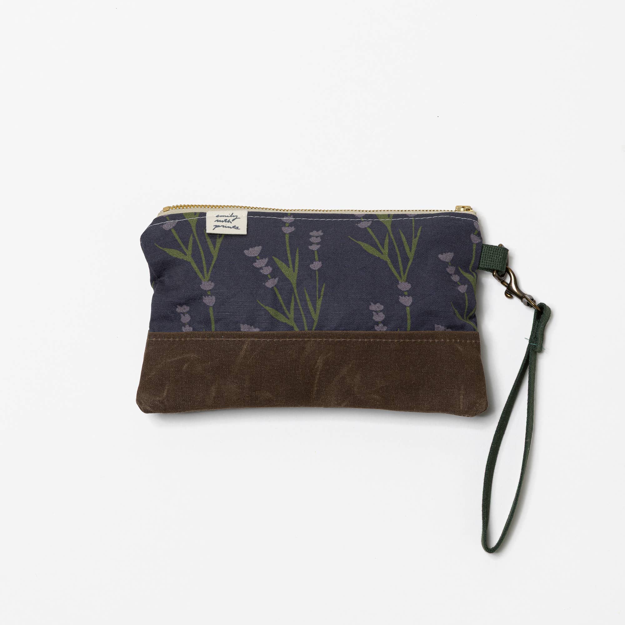Waxed Canvas Wristlet