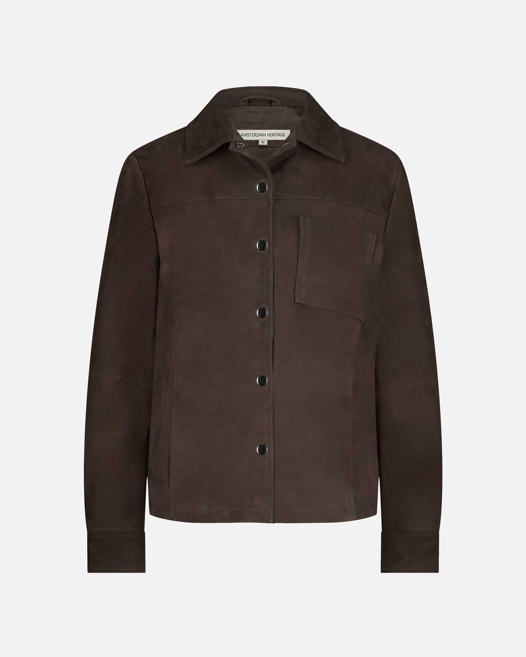 Dakota | Women's Soft Design Suede Leather Shirt Jacket